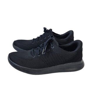 Kizik Womens Lima Handsfree Slip On Sneakers, Triple Black, Athletic, Size 7.5